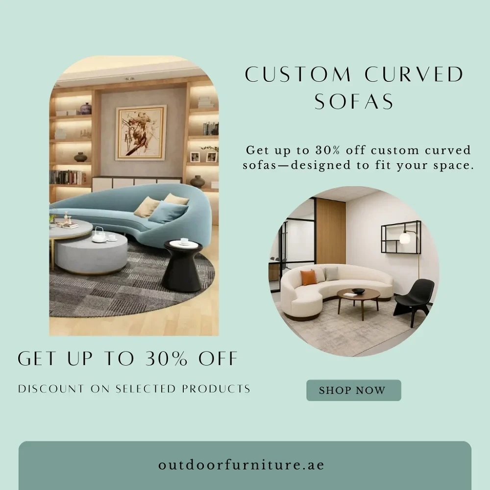 Custom Curved Sofas Dubai & Abu Dhabi - Stylish & Comfortable